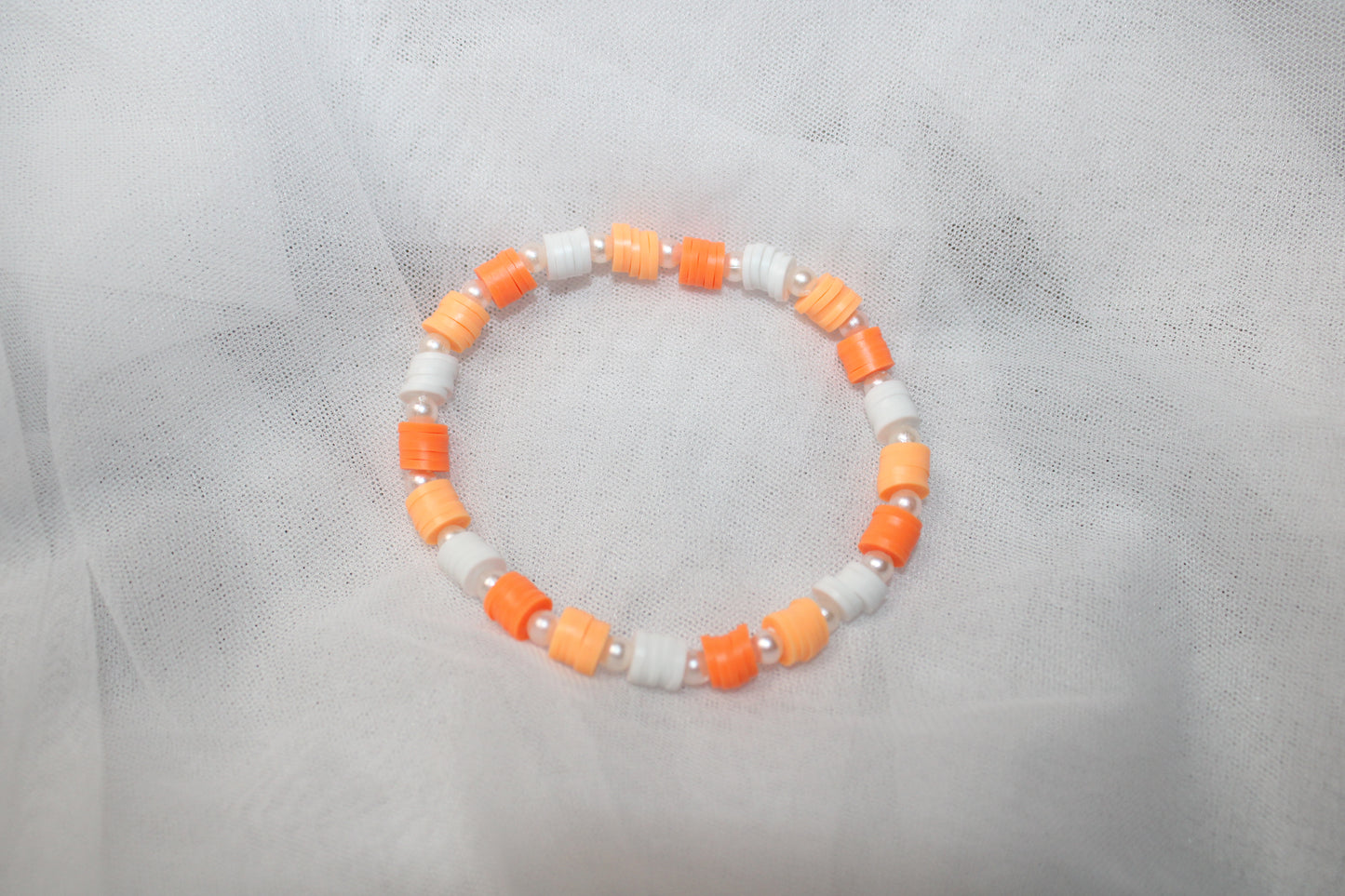 Pearled Creamsicle Bracelet
